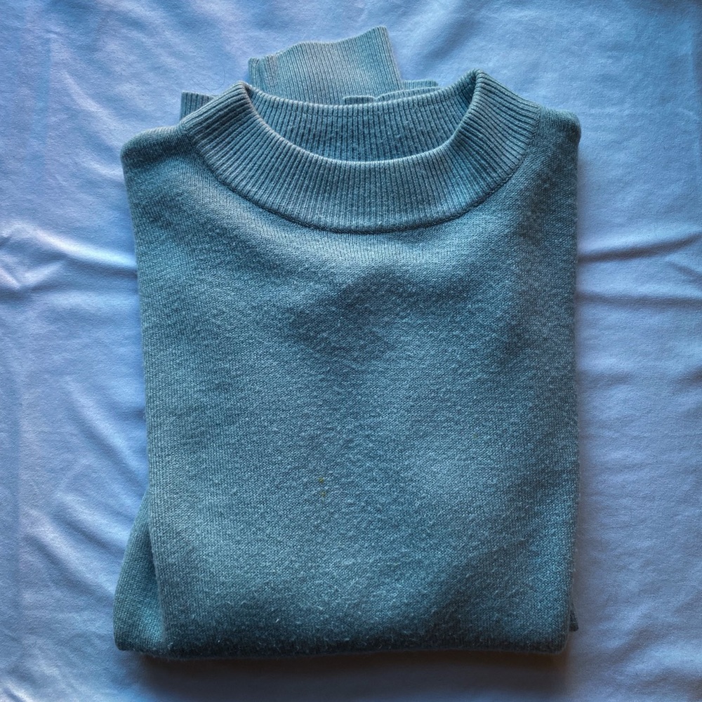 Soft Blue Vintage Sweater (Size: XS)